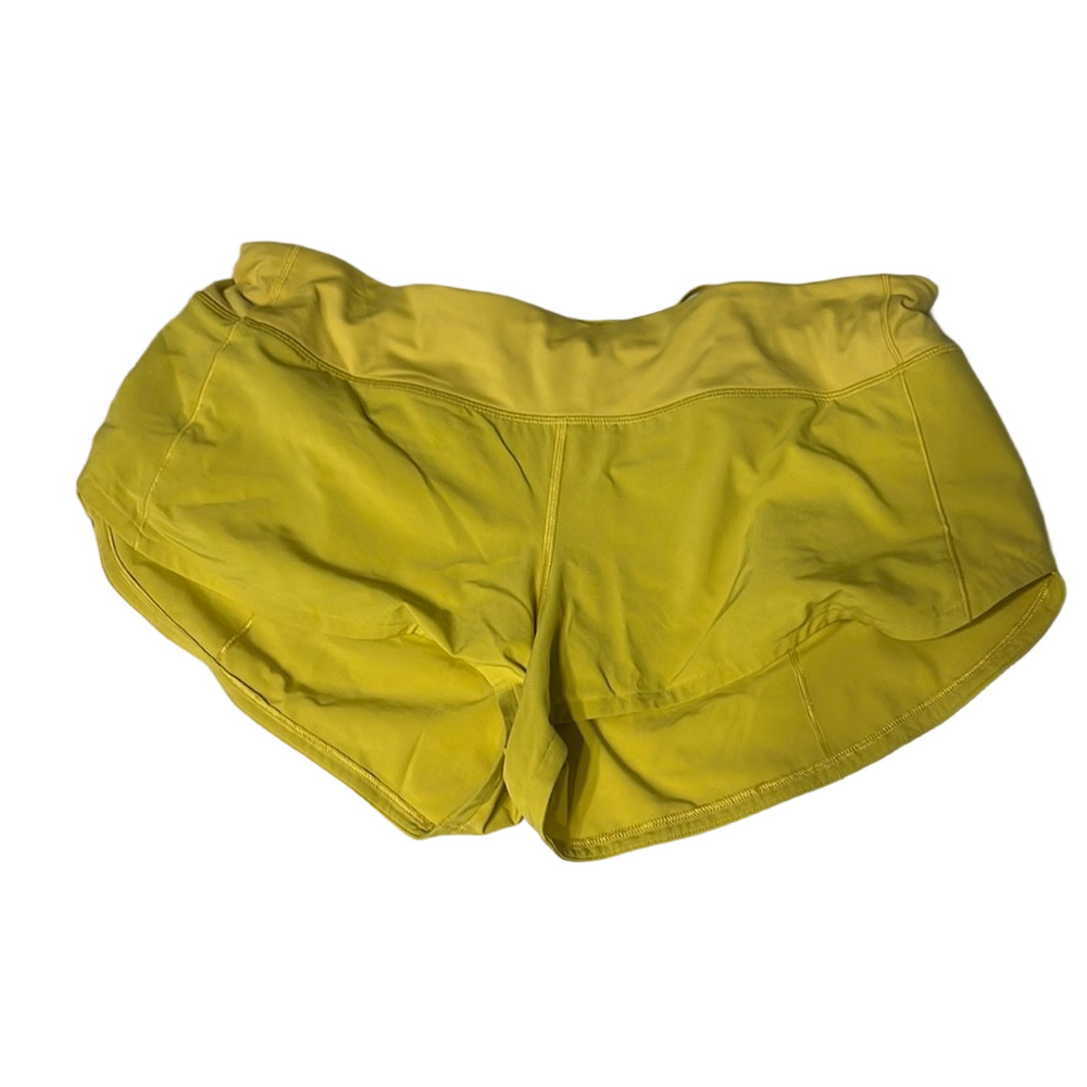 lululemon athletica Yellow Athletic Shorts